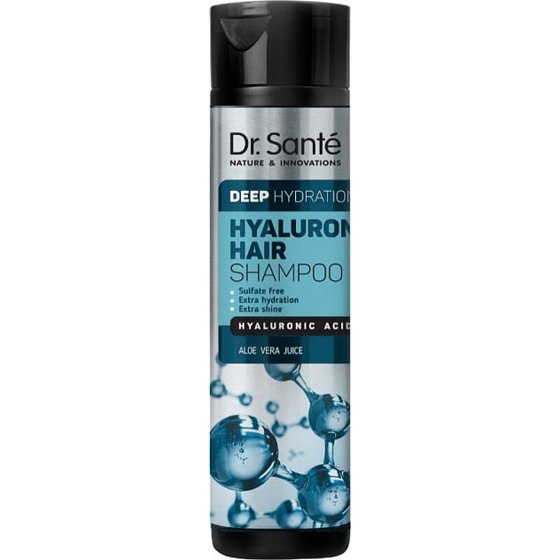 Dr. Santé Hyaluron Hair Deep Hydration Shampoo for dry, dull and brittle hair 250 ml