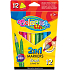 Colorino 2in1 Markers double-sided brush and thin tip 12 colours