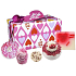 Bomb Cosmetics Love You - I love you, butter bath ball 50 g + butter bath ball 50 g + sparkling bath ball 160 g + glycerine soap 100 g, cosmetic set
