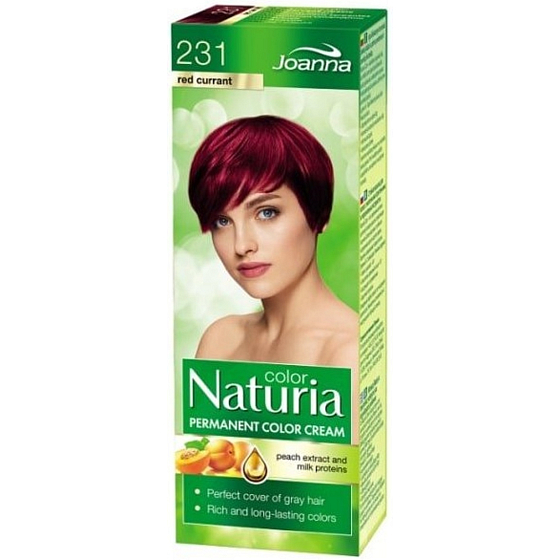 Joanna Naturia hair color with milk proteins 231 Red Currant