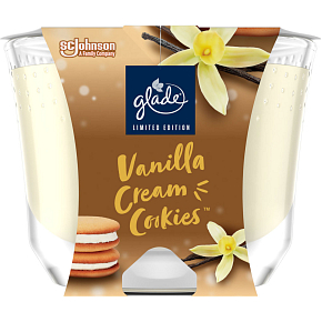 Glade scented candle Maxi Vanilla Cream Cookies, 204 g