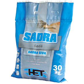 Het gray construction plaster, 30 kg
