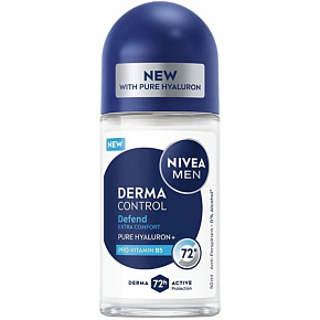 Nivea Men Derma Control Defend roll-on for men, 50 ml