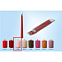 Lima Candle pink cone 22 x 250 mm 2 pieces