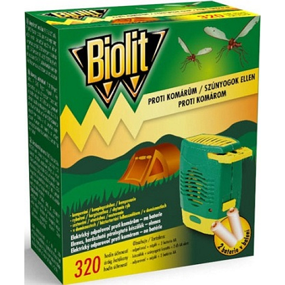 Biolit Anti-mosquito electric evaporator for batteries 1 piece + batteries 2 pieces