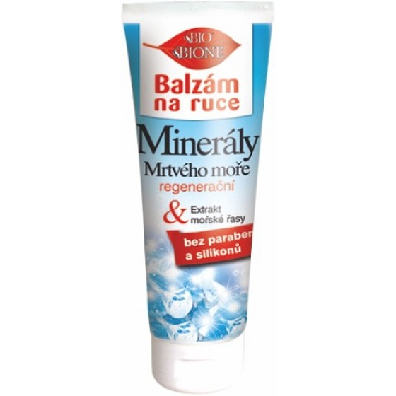 Bione Cosmetics Aqua Dead Sea Minerals and Seaweed Extract Hand Balm for All Skin Types 200 ml