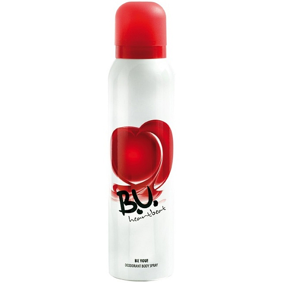 BU Heartbeat deodorant spray for women 150 ml