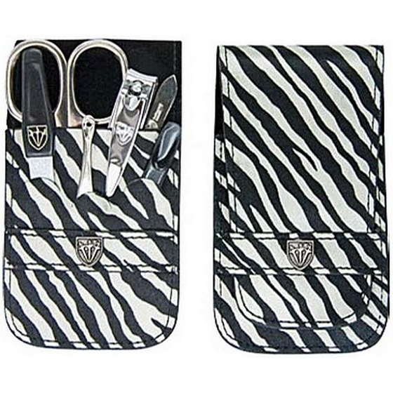 Kellermann 3 Swords Luxury Manicure 6-Piece Fashion Materials in Current Fashion Material Zebra 56212 P N