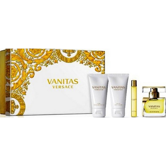Versace Vanitas eau de toilette 50 ml + body lotion 50 ml + shower gel 50 ml + roller ball 10 ml, gift set