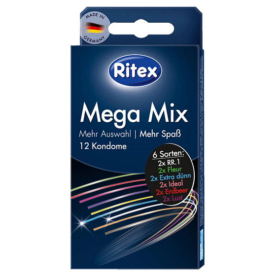 Ritex Mega Mix condom 12 pieces