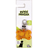 Albi Be seen! Orange luminous Kost pendant, lit or flashing for up to 75 hours, 4.5 x 3 cm