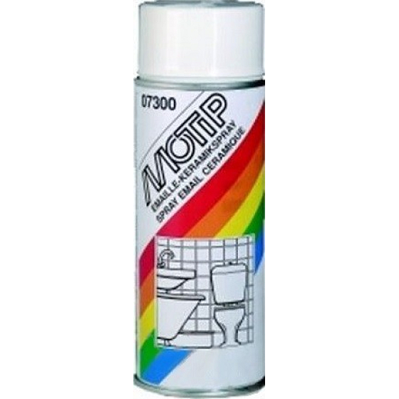 Motip Emaille Keramik Spray ceramic varnish white 400 ml