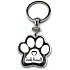 Nekupto Pets Jack Russell paw-shaped keychain 40 x 85 x 3 mm