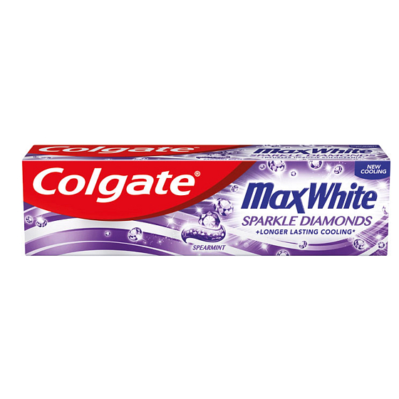 Colgate Max White Sparkle Diamonds Whitening Toothpaste with Fluoride 75 ml