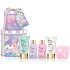Baylis & Harding Unicorn shower cream 100 ml + soap 100 g + sparkling ballistic bath 2 x 50 g + food box with motif, cosmetic set