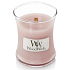 WoodWick Rosewood - Rosewood scented candle with wooden wick and lid glass small 85 g