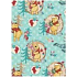 Ditipo Gift wrapping paper 70 x 200 cm Christmas Disney Winnie the Pooh in light green circles