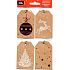 Albi Gift tag Christmas kraft 12 pieces