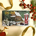 English Soap Winter landscape - Ivy & Holly Christmas natural perfumed toilet soap with shea butter 190 g