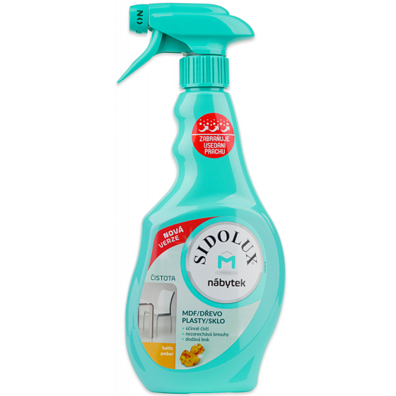 Sidolux M Furniture Baltic Amber Anti Dust Spray 400 ml