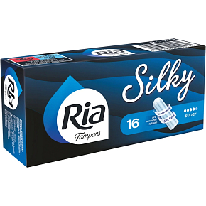 Ria SILKY super tampons, 16 pcs