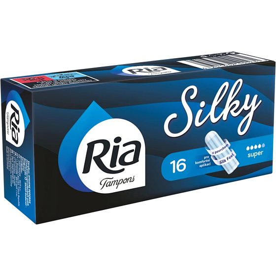 Ria SILKY super tampons, 16 pcs