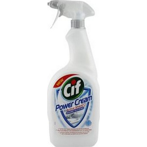 Cif Power Cream Bathroom Bathroom Cleaner Spray 750 ml