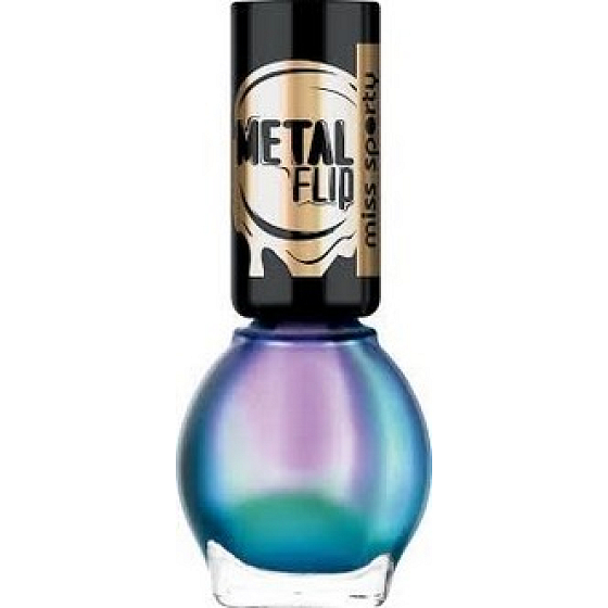 Miss Sports Metal Flip Nail Polish 030 Dark turquoise 7 ml