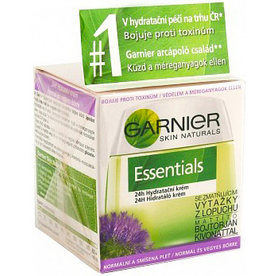 Garnier Skin Naturals Essentials 24h Moisturizing Cream With Mattifying Burdock Extracts 50 ml
