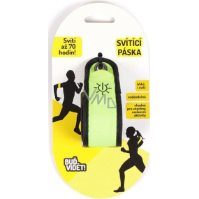 Albi Be seen! Reflective fastening light and flashing strip green, lit for up to 70 hours