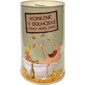 Albi Humorous treasure chest Finally retired 13 x 8 cm