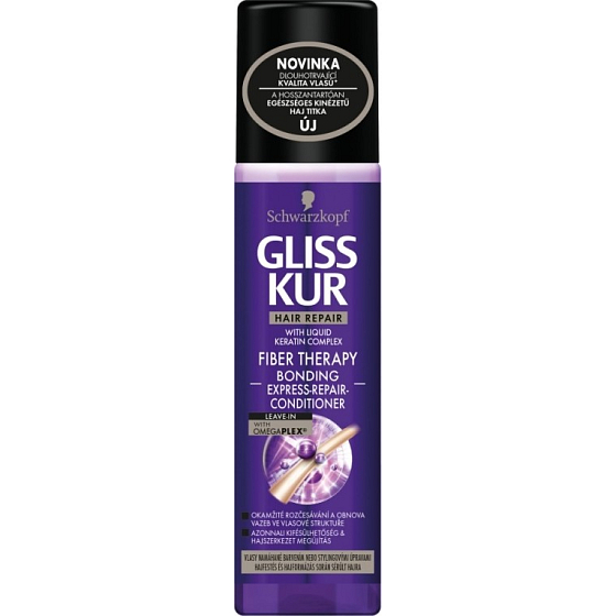 Gliss Kur Fiber Therapy regenerating express balm for stressed hair 200 ml
