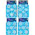Window foil without glue white pearl flakes 29 x 19.5 cm 1 piece