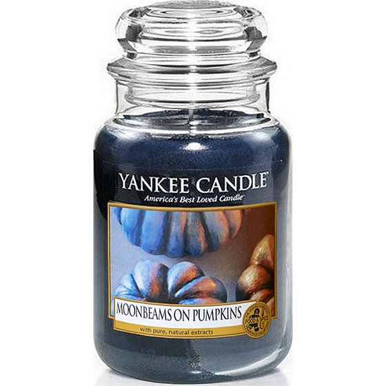 Yankee Candle Moonbeams on Pumpkins - Pumpkin in the Moonlight Scented Candle Classic Large Glass 623 g