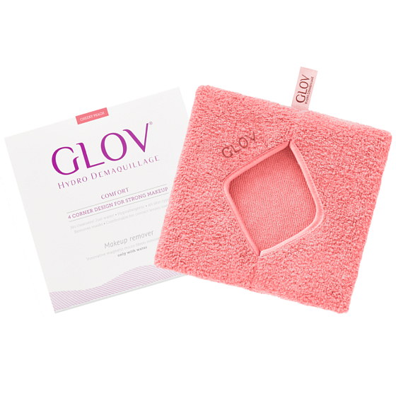Glov Hydro Demaquillage Comfort Cheeky Peach make-up gloves 1 piece