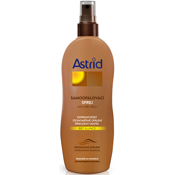 Astrid Sun Self-Tanning Spray for Face and Body 150 ml