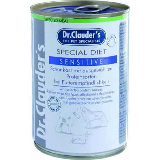 Dr. Clauders Special Diet Sensitive Lamb and Rice complete super premium food for dogs with sensitivity to certain feed ingredients 400 g