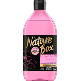 Nature Box Almonds Vitamin antioxidant shower gel with 100% cold pressed almond oil, suitable for vegans 385 ml