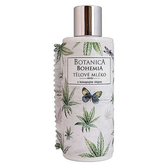 Bohemia Gifts Botanica Hemp Oil Body Lotion for All Skin Types 200 ml