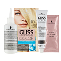 Schwarzkopf Gliss Color Hair Dye 10-2 Natural Cool Blonde 2 x 60 ml