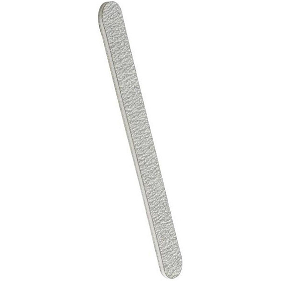 Zebra nail file, gray, flat, oval 17.5 cm 5312