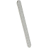 Zebra nail file, gray, flat, oval 17.5 cm 5312