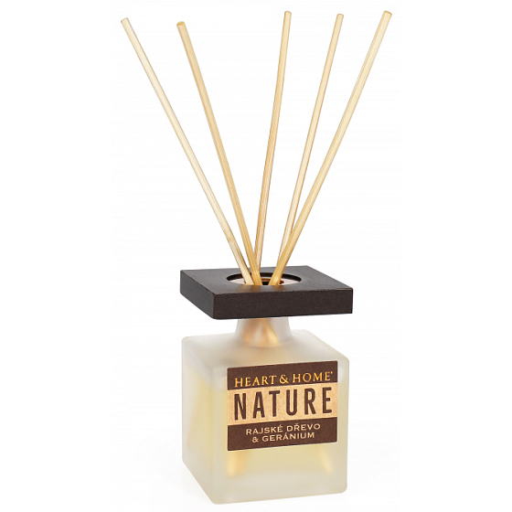 Heart & Home Nature Paradise Wood and Geranium Diffuser 80 ml