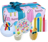 Bomb Cosmetics Anything Is Popsickle sparkling ballistic bath ball 2 x 160 g + glycerin soap 100 g + bath block 2 x 50 g, cosmetic set