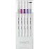 Uni Mitsubishi Emott Fine Liner Set 07 Floral 5 Pieces 0.4 mm
