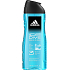 Adidas Ice Dive 3 in 1 shower gel for body, hair and face for men 400 ml