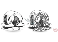 Charm Sterling silver 925 Zodiac sign of the Scales, bead for bracelet