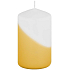 Emocio Dipped matt yellow candle cylinder 60 x 100 mm