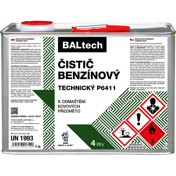 BALTECH technical gasoline cleaner P6411, 4 l