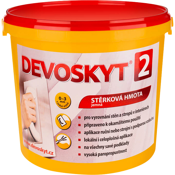 Devoskyt Roughness 2, interior plastering compound, 9 kg